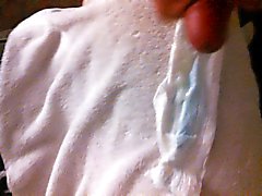 cumming on a pad