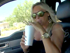 Wifeys, wifey handjob, handjob in car