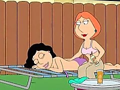 Family Guy Porn - Backyard lesbians