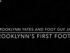 Brooklynn's First Footjob - Foot Guy James Footjobs