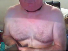 grandpa cum on webcam