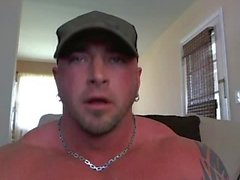 Muscular Man Jerking off