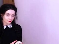 Zirael Rem - Wednesday Addams ANAL PUSSY Fuck BG