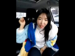 cute chinese mastubating in car part 01