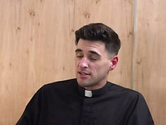 YesFather - Sexy Priest Fucks Catholic School Boy With Dildo
