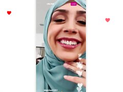 Creampie my big tits hijab stepmom on live stream