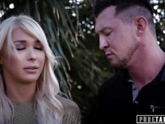 PURE TABOO Aubrey Kate Sexy Trans Girl Fucks Grieving Widower