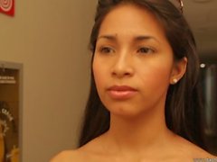 Beautiful latin girl Ruth Medina spreads her big ass