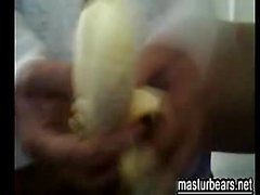 banana masturbation of Elvira from Mexico