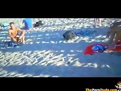 Groupsex On A Public Beach