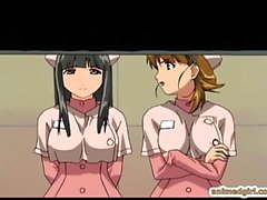 Busty anime nurse hard fucking by naughty doctor