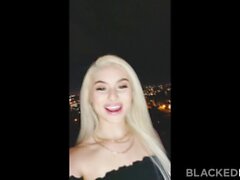 BLACKEDRAW Tiny Blonde BBC-hungry Aria fucks neighbor