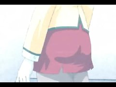 Anime girl gets the dick in the elevator