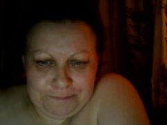 Hot Russian mature mom Maria play on skype