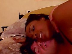 Black Bitch Double anal slam