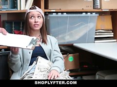 Shoplyfter Cute Teen Fucks Her Way Out Of Trouble