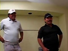 White doll (s)fucks two Mexican Laborers
