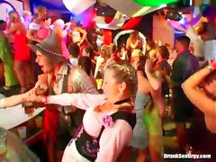 Sluts in sexy dresses dance at costume party