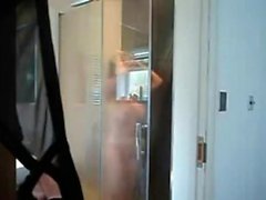 milf masturbating and dirty talk after shower