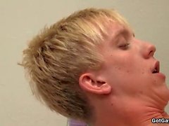 Blonde Tyler gets gay ass fingered part6