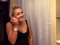 Avril lovely blonde teenage fingering pussy and anal toying