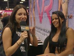 Diamond Kitty & Burke Tyler at eXXXotica 2015 with Pornhub Aria PornhubTV