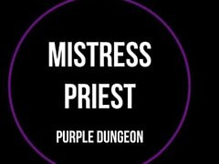 Dirty Priest Femdom Store - Mistress in red catsuit