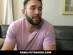 FamilyStrokes - Cute Blond Teen Fucks Around