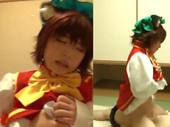 Touhou, demonic blowjob cosplay horror, blowjob