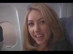 Sarah Peachez - airplane blowjob