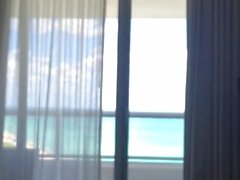 EvaMarie giving husband amazing blowjob with ocean view