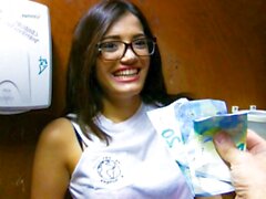 Young Petite Latina Teen Paid Cash In Library Bathroom, POV (New! 18 Jan 2021) - Sunporno