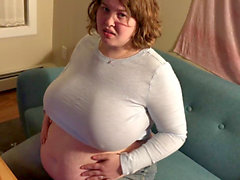 Belly stuffing, plus size, bbw granny